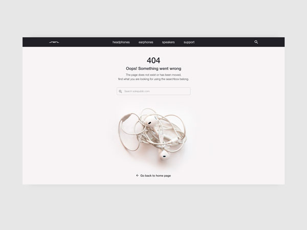 Sacoor website mockup showing main page